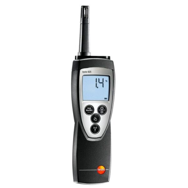 Termo-higrómetro digital compacto a punto de rocío humedad relativa testo 625