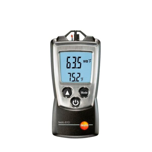 Termo-higrómetro digital de mano temperatura a punto de rocío testo 610